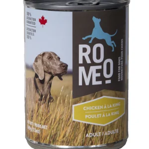 Romeo - Chien Adulte Poulet à la King - Nourriture Humide pour Chiens