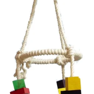 *FUNMAX Jouet Oiseaux Pyramide de Coton 30x11"