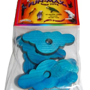 ZOO-MAX Jouet Oiseaux Nuage en Pin Bleu 1.5x3"