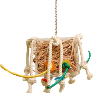 *FUNMAX Jouet Oiseaux Boîte Cuir en Folie S 5x5"