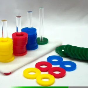 *FUNMAX Jouet Oiseaux Jeu d'Anneaux Professeur M 6x4"