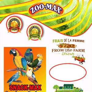 ZOO-MAX Snack-Max Gâteries Oiseaux Canneberge 225g