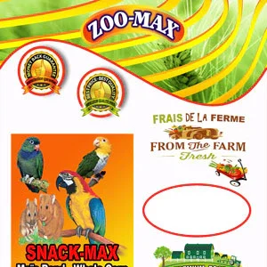 ZOO-MAX Snack-Max Gâteries Oiseaux Maïs Rond 400g