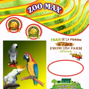 *ECONO-MAX Nourriture Perroquet 18kg