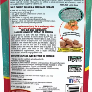 Benny Bully's - Extrait de Saumon et Romarin - Gâteries Lyophilisées pour Chats