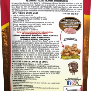 Benny Bully's - Côtelettes de Dinde - Gâteries Lyophilisées pour Chats