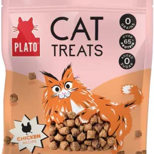 Plato - Poulet - Gâteries Séchéess à l'Air Sans Grains pour Chats