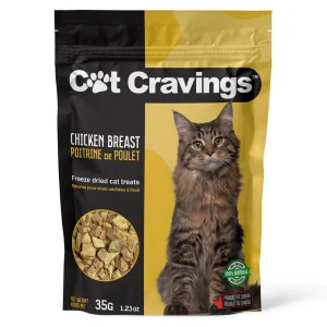 Cat Cravings - Poitrine de Poulet - Gâteries Lyophilisées Sans Grains pour Chats