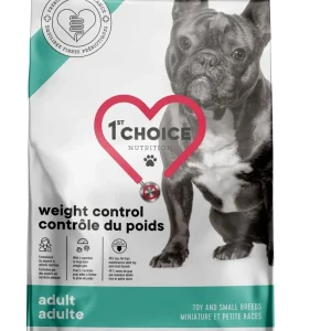 1st Choice - Chien Miniature et Petite Race Contrôle du Poids Poulet - Nourriture Sèche pour Chiens