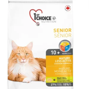 1st Choice - Chat Mature & Moins Actif Poulet - Nourriture Sèche pour Chats Âgés