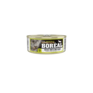 Boréal - Chat Pâté de Dinde Héritage et Truite - Nourriture Humide Sans Grains pour Chats