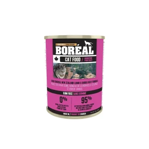 Boréal - Chat Pâté de Poulet de Chair Cobb, Agneau de la Nouvelle-Zélande et Boeuf Angus - Nourriture Humide Sans Grains pour Chats