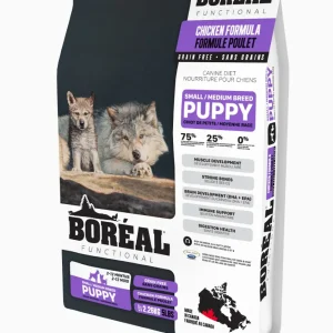 Boréal Functional - Chiot Petite et Moyenne Race Poulet - Nourriture Sèche pour Chiens