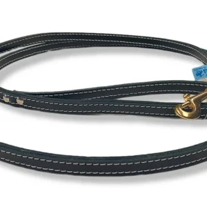 ARIZONA Laisse Cuir Double 1/2x72" Noir