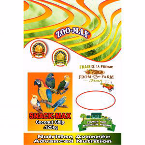 ZOO-MAX Snack-Max Gâteries Oiseaux Noix de Coco en Flocons 125g