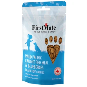 Firstmate - Poissons et Bleuets - Biscuits à Ingrédients Limités Sans Grains pour Chiens