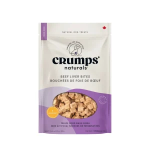 Crumps' Naturals - Bouchées de Foie de Boeuf - Gâteries Déshydratées pour Chiens