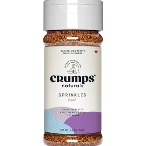 Crumps' Naturals - Saupoudré de Foie de Boeuf - Gâteries ou Garnitures Déshydratées pour Chiens