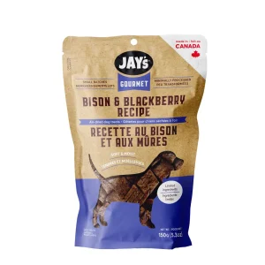 Jay's Gourmet - Bison et Mûres - Gâteries Tendres pour Chiens