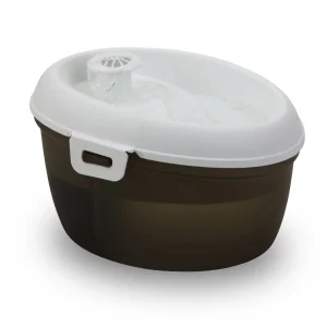 H2O Abreuvoir Fontaine Chat 1.2L Noir & Blanc