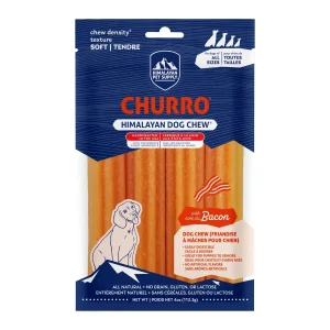 Himalayan Yaky Churro - Bacon - Gâteries Sans Grains pour Chiens