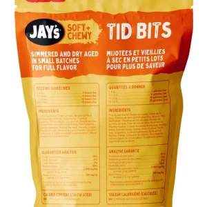 Jay's Tid Bits - Foie de Porc - Gâteries Dentaire Tendres pour Chiens