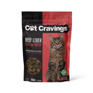 Cat Cravings - Foie de Boeuf - Gâteries Lyophilisées Sans Grains pour Chats