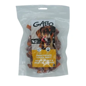 Gabo - Patate Douce et Jerky de Canard - Gâteries Déshydratées pour Chiens