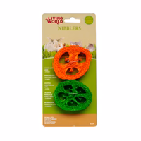 LW Jouet Rongeur Nibblers en Éponge Végétale x2