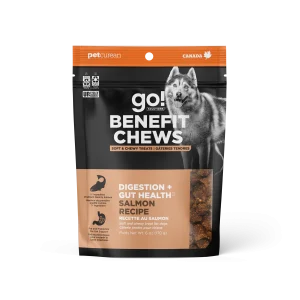 Petcurean Go! Solutions - Digestion et Santé Intestinale, Saumon - Gâteries Tendres pour Chiens