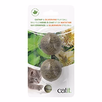 Catit - Balles d'Herbe à Chat et de Matatabi (Paquet de 2)