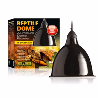 EXO TERRA Dôme d'Éclairage en Aluminium 8" L pour Reptiles