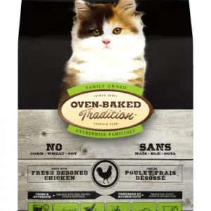 Oven-Baked Tradition - Chaton Poulet Frais Désossé - Nourriture Sèche pour Chats