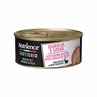 Nutrience Trattoria - Chat Mousse de Caille et Oeufs - Nourriture Humide Sans Grains pour Chats