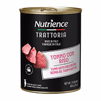 Nutrience Trattoria - Chien Adulte Pâté de Thon avec Riz - Nourriture Humide pour Chiens