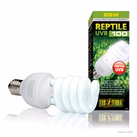 EXO TERRA Ampoule 26W Fluocompacte UVB100 pour Reptiles