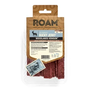 Roam - Charqui de Venaison - Gâteries Naturelles à Ingrédients Limités pour Chiens