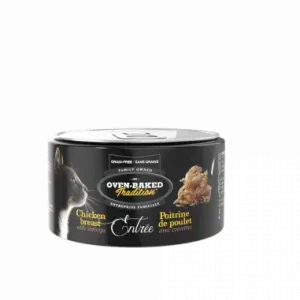 Oven-Baked Tradition - Chat Entrée Poitrine de Poulet avec Crevettes - Nourriture Humide Sans Grains pour Chats