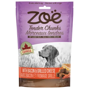 Zoë Pill Pops - Bacon et Fromage Grillé - Gâteries Morceaux Tendres pour Chiens