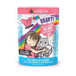 Weruva Best Fido Friend Oh My Gravy! - Chat "Date Nite" Canard et Saumon en Sauce - Nourriture Humide Sans Grains pour Chats en Pochette
