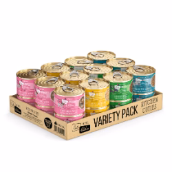 Weruva Cats in the Kitchen - Chaton "Kitchen Cuties" Assortiments de 12 au Jus - Nourriture Humide Sans Grains pour Chats