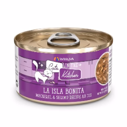 Weruva Cats in the Kitchen - Chat "La Isla Bonita" Maquereau et Crevette au Jus - Nourriture Humide Sans Grains pour Chats