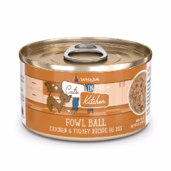 Weruva Cats in the Kitchen - Chat "Fowl Ball" Poulet et Dinde au Jus - Nourriture Humide Sans Grains pour Chats