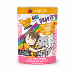 Weruva Best Fido Friend Oh My Gravy! - Chat "Tickles" Thon et Dinde en Sauce - Nourriture Humide Sans Grains pour Chats en Pochette