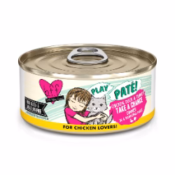 Weruva Best Fido Friend Play - Chat "Take A Chance" Pâté de Poulet, Canard et Dinde dans une Purée Hydratante - Nourriture Humide Sans Grains pour Chats