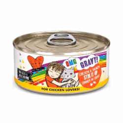 Weruva Best Fido Friend Oh My Gravy! - Chat "Stir It Up" Poulet et Saumon en Sauce - Nourriture Humide Sans Grains pour Chats