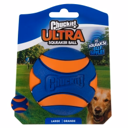 Petmate Chuckit!  - Balle Ultra avec Couineur - Jouet Flottant à Rapporter pour Chiens