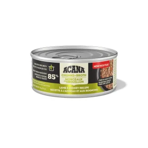 Acana - Chat Agneau et Rognons, Morceaux dans le Bouillon - Nourriture Humide pour Chats