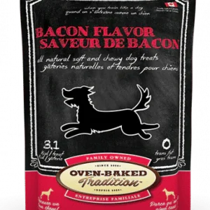 Oven-Baked Tradition - Tendres Saveur de Bacon - Gâteries Sans Grains pour Chiens